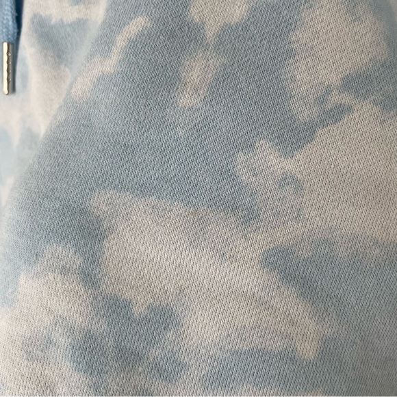 Champion Tie Dye Casual Athletic Gym Lounge Shorts Blue White Size XL - Picture 7 of 7